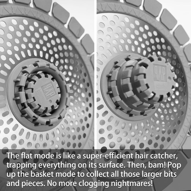 qAp quality art Practical Shower Drain Hair Catcher/Bathtub Shower Drain Hair Trap/Strainer Stainless Steel Drain Protector - Image 4